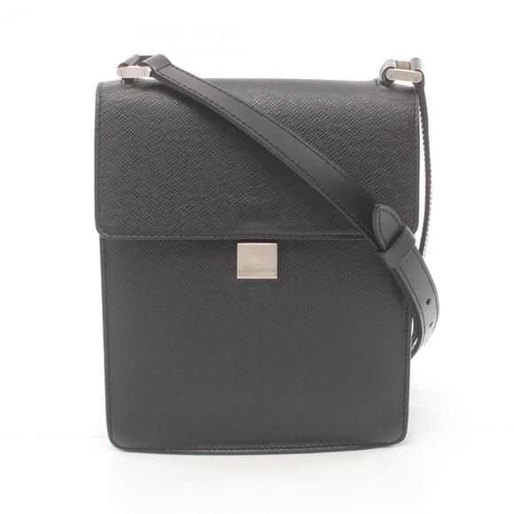 Louis Vuitton LOUIS VUITTON Pochette Kurgan Shoulder Bag Leather Taiga Men's ... - Picture 3 of 11